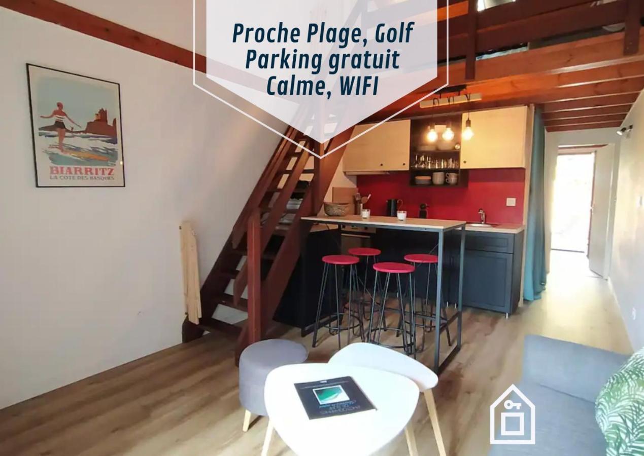 Bidarteko Paradisua Proche Plage, Golf, Parking エクステリア 写真