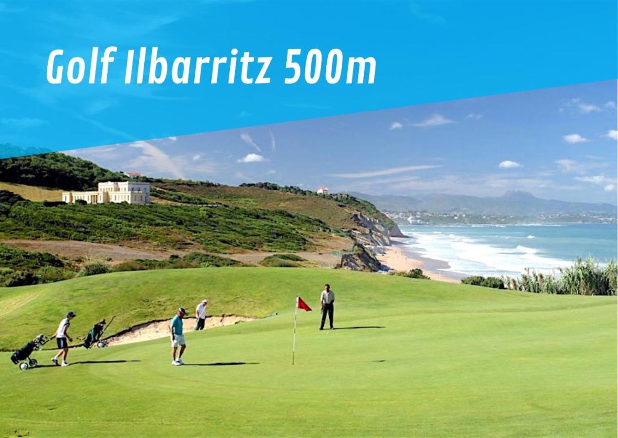 Bidarteko Paradisua Proche Plage, Golf, Parking エクステリア 写真